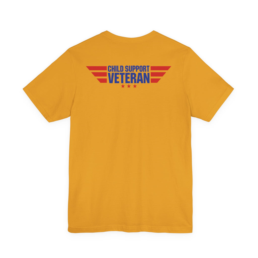 Child Support Veteran T-Shirt — "Still Standing, Still Providing" Patriotic Tee