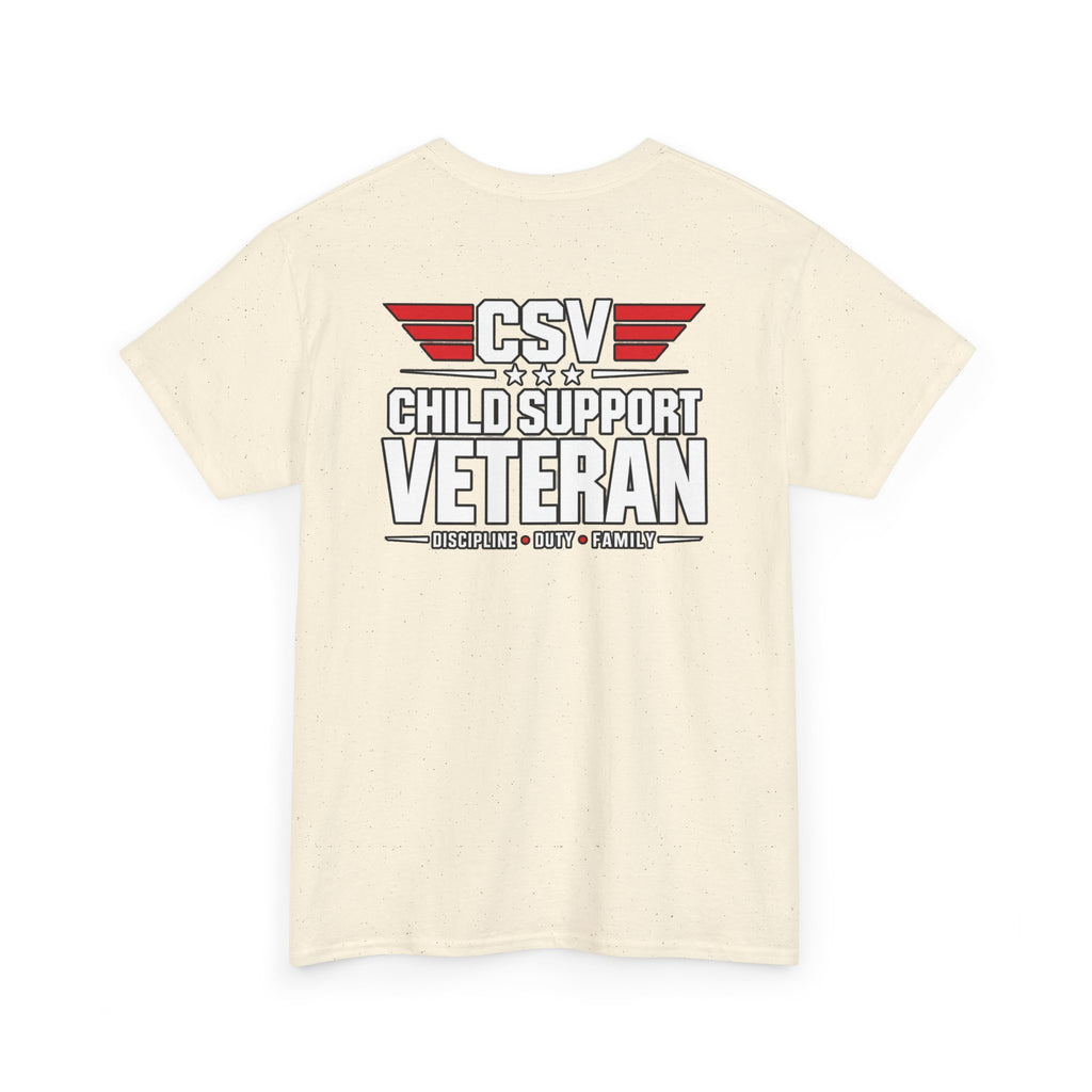 PRESENT MATTERS Child Support Veteran T‑Shirt