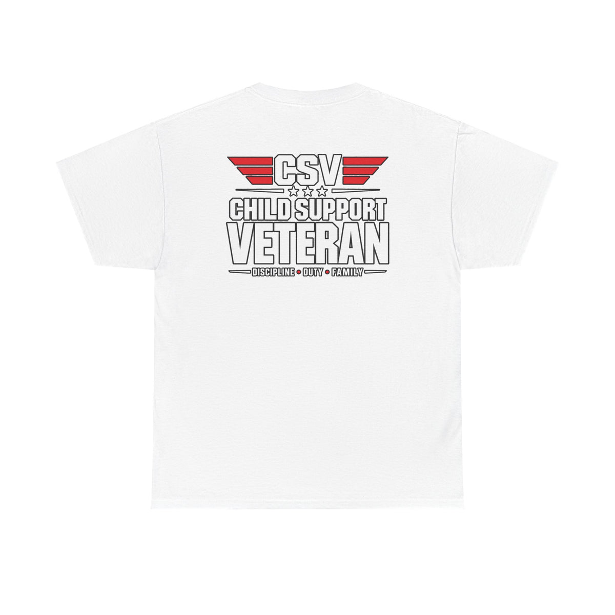 Still Standing Child Support Veteran T‑Shirt