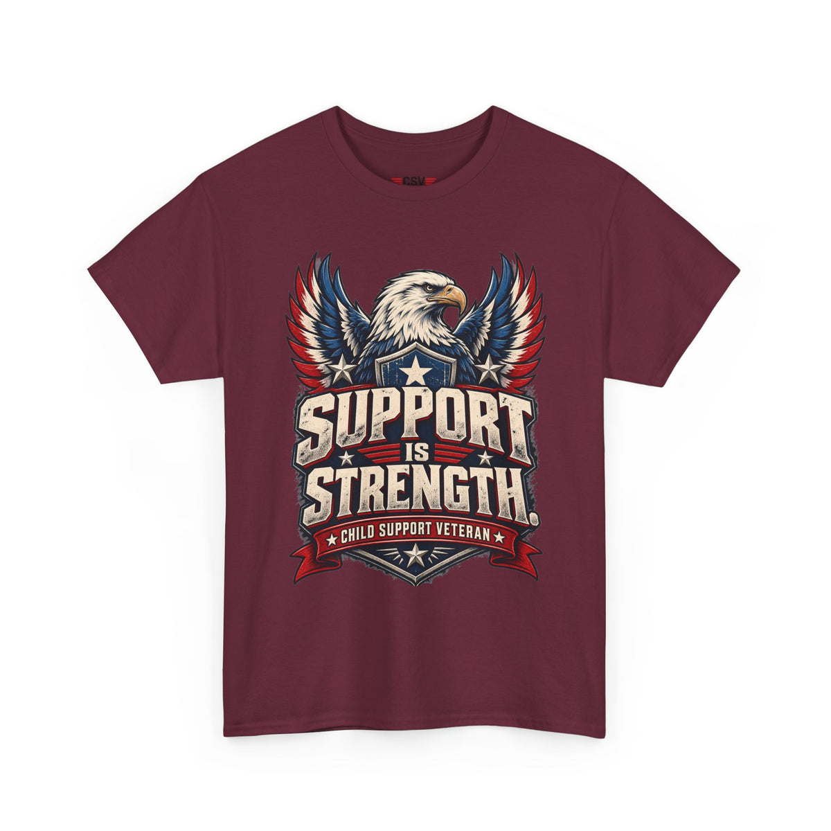 SUPPORT IS STRENGTH  Unisex Heavy Cotton Tee
