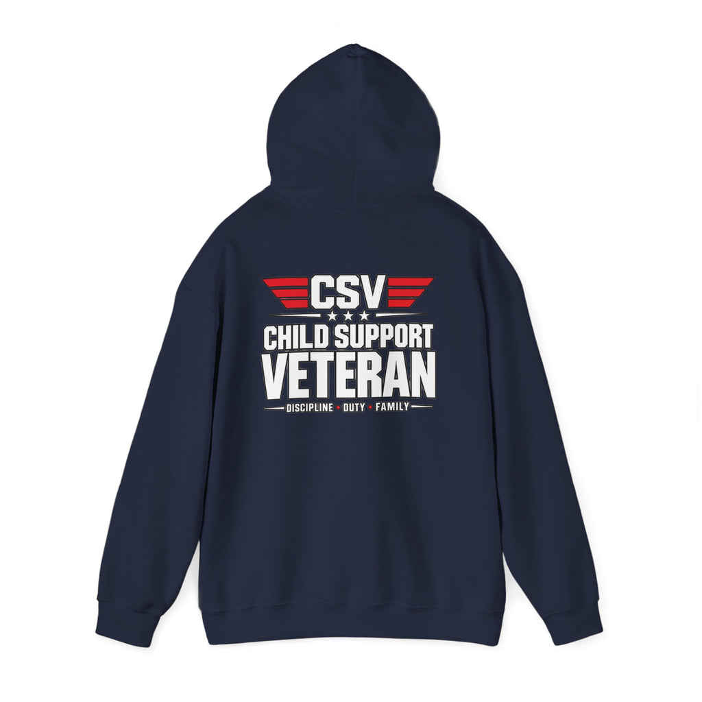 Child Support Veteran Hoodie — Patriotic Military-Inspired Sweatshirt