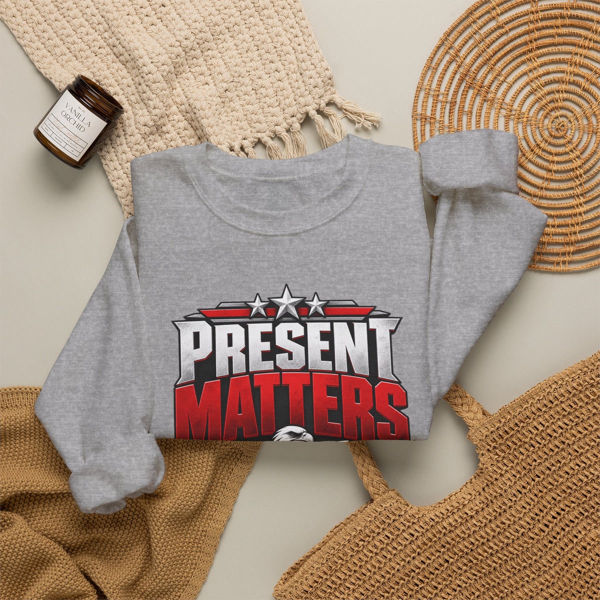 Child Support Veteran Crewneck Sweatshirt — CSV Emblem Pullover