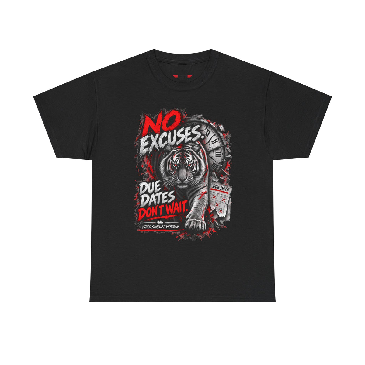 NO EXCUSES Unisex Heavy Cotton Tee