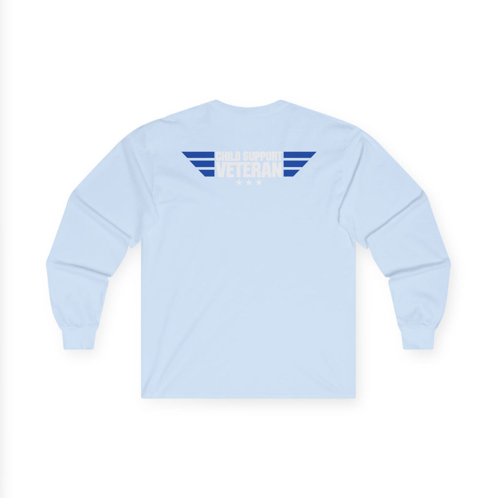 Long Sleeve Tee — Vintage Eagle Graphic “CSV” Patriotic Military Vibe