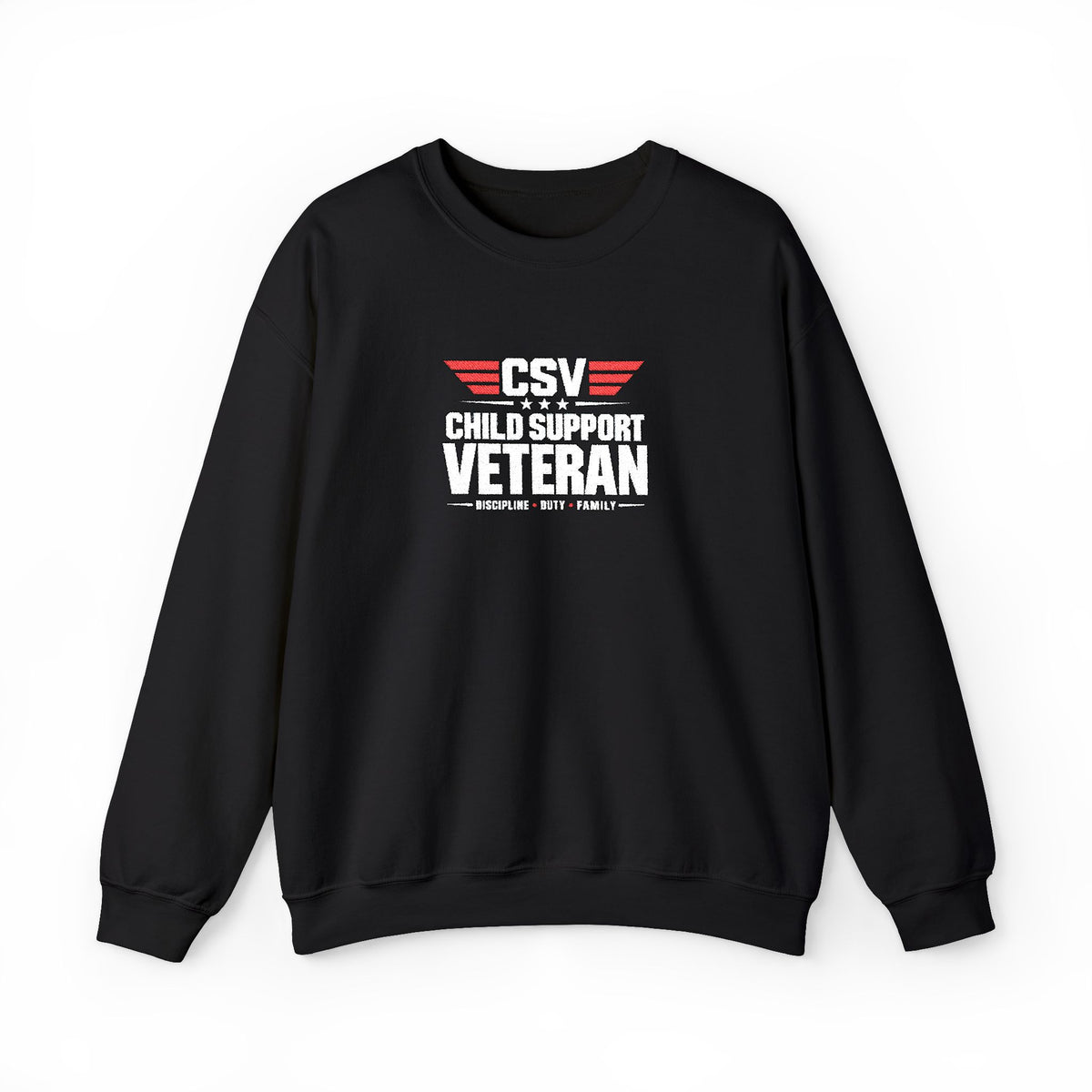 Veteran Dad Sweatshirt — Distressed USA Proud Veteran Crewneck