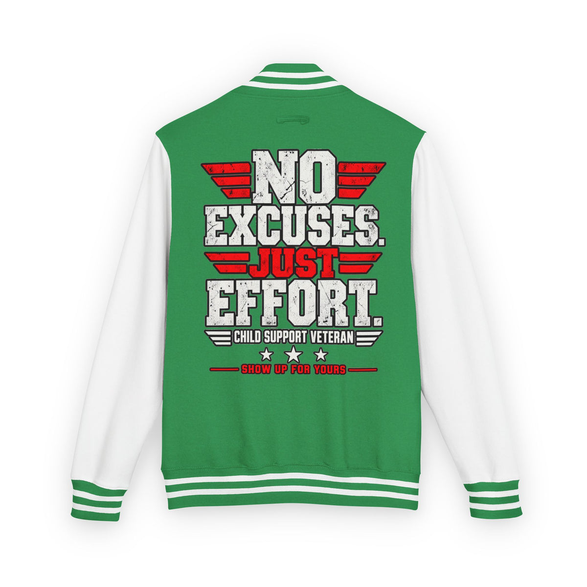 Letterman Jacket — “No Excuses. Just Effort.” CSV Pride