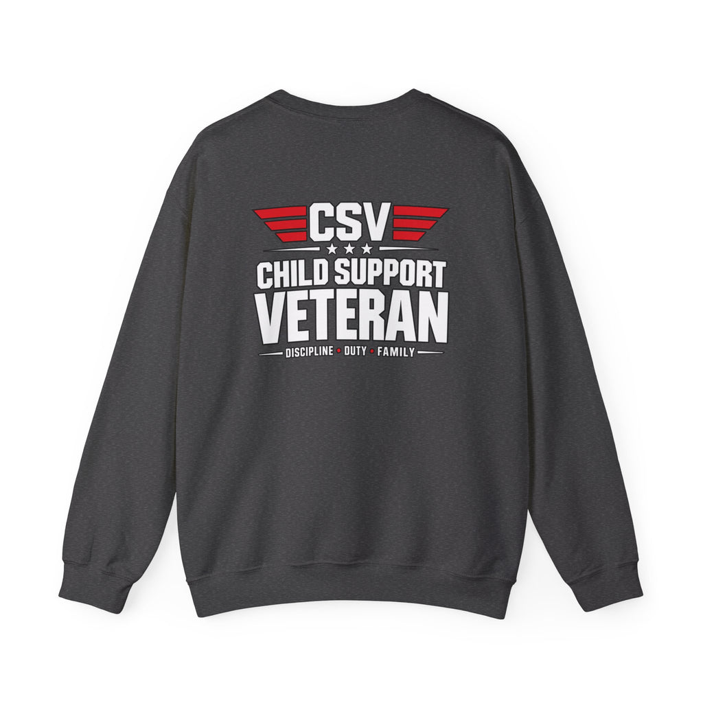 Present Matters Crewneck — Child Support Veteran Sweatshirt
