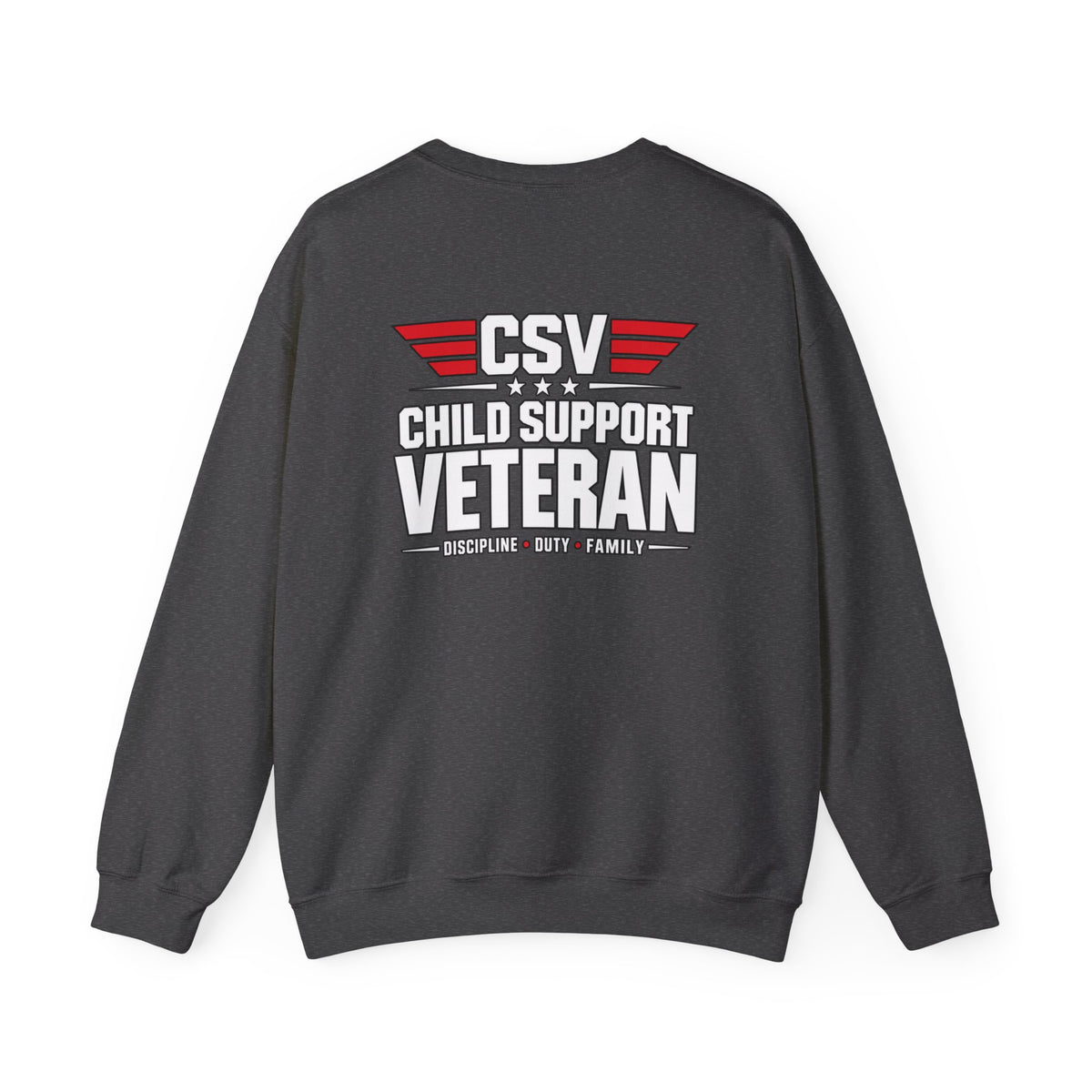 Present Matters Crewneck — Child Support Veteran Sweatshirt