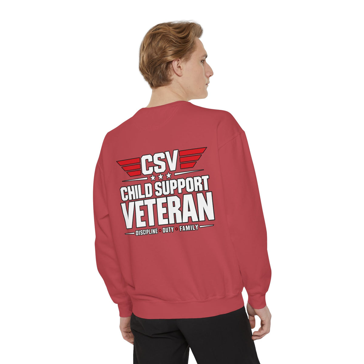 Child Support Veteran Sweatshirt – “My Dad Is A Child Support Veteran” Patriotic Crewneck