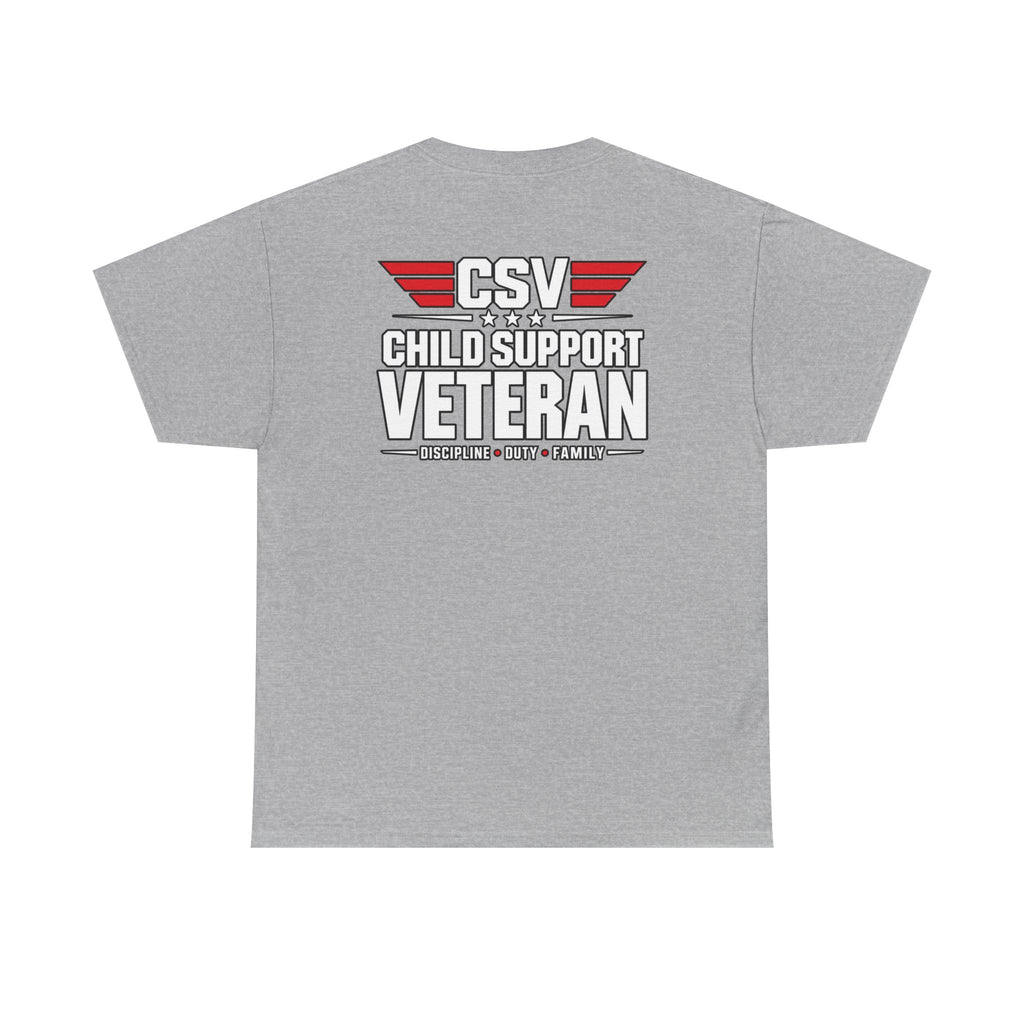 Still Standing Child Support Veteran T‑Shirt
