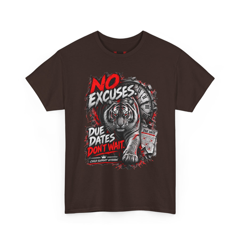 NO EXCUSES Unisex Heavy Cotton Tee