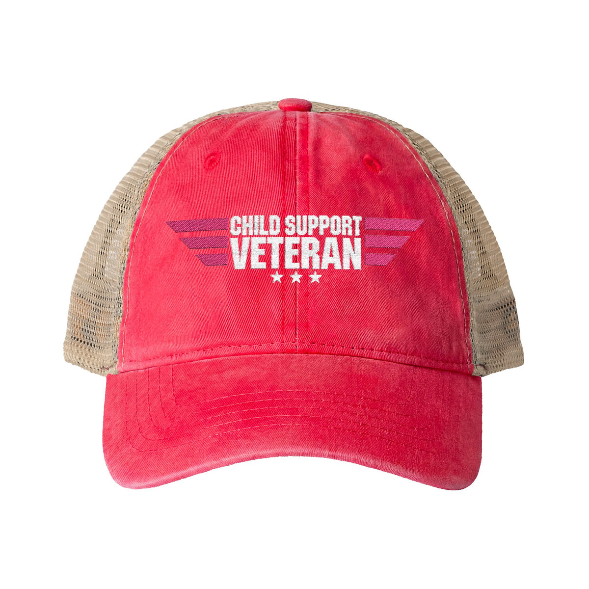 Women's Washed Mesh-Back Cap