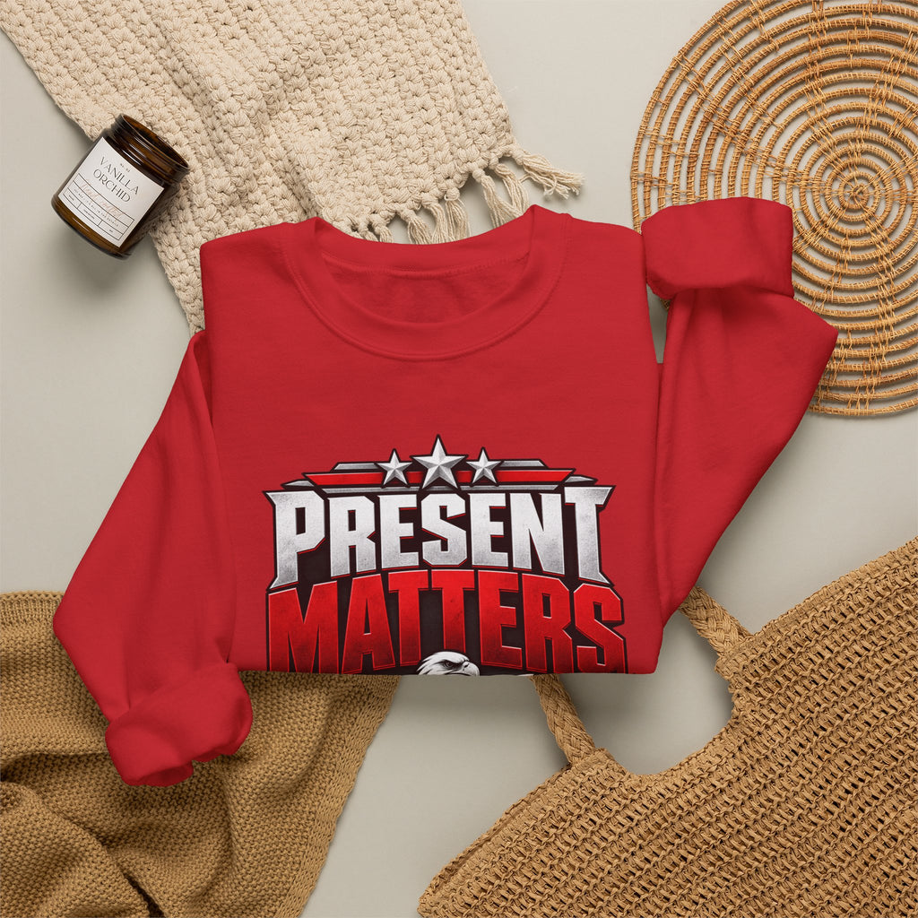 Child Support Veteran Crewneck Sweatshirt — CSV Emblem Pullover