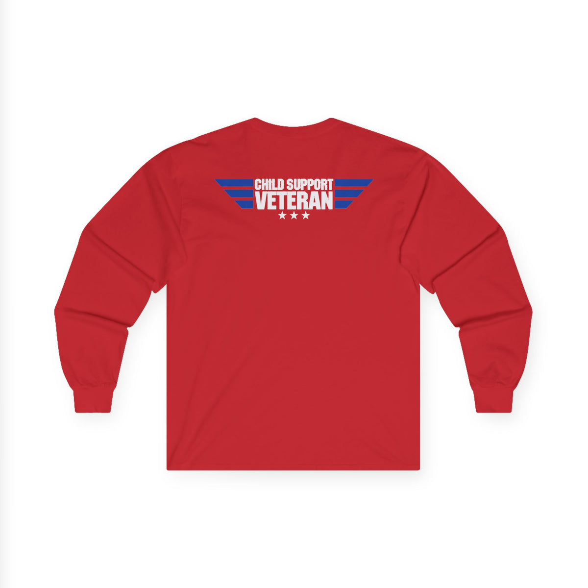 Long Sleeve Tee — Vintage Eagle Graphic “CSV” Patriotic Military Vibe