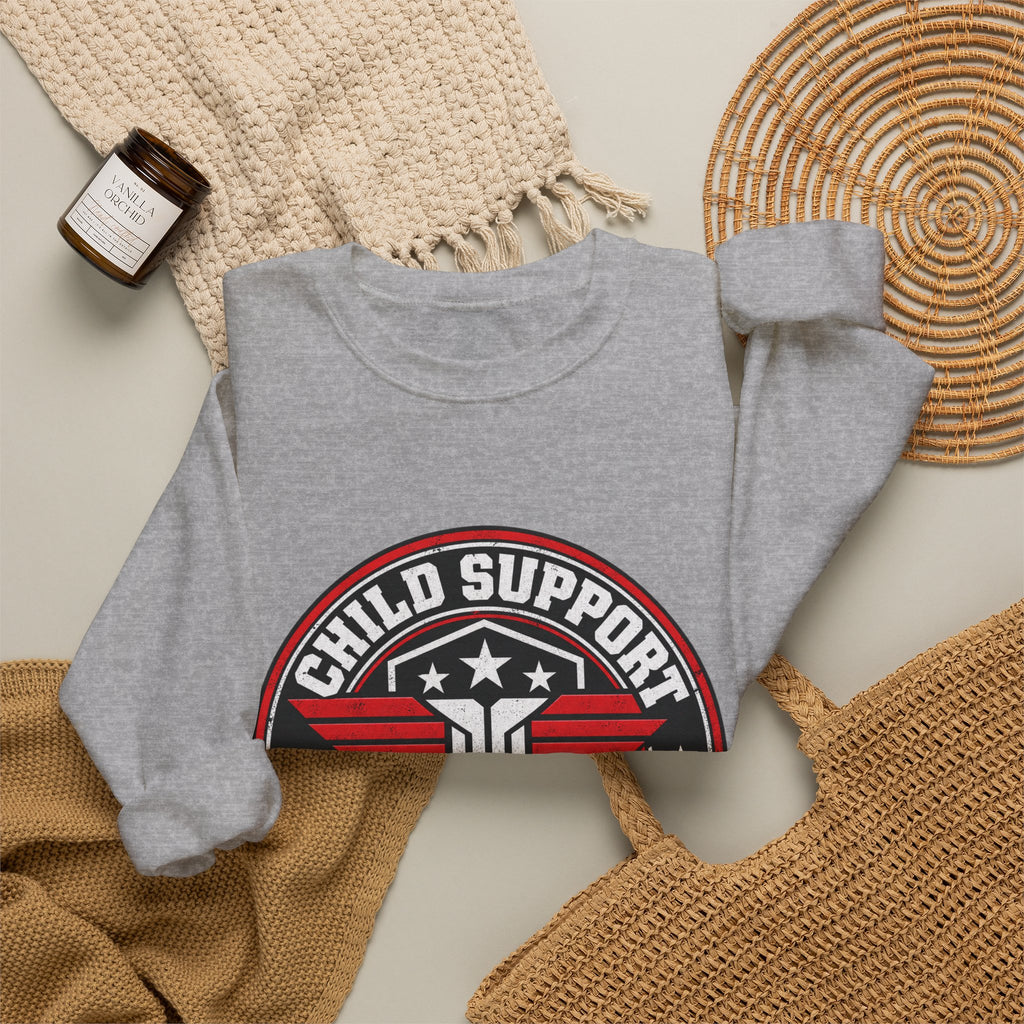 Child Support Veteran Crewneck Sweatshirt — CSV Emblem Pullover