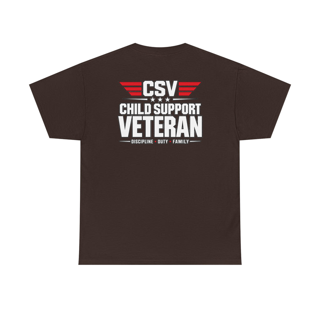 PRESENT MATTERS Child Support Veteran T‑Shirt