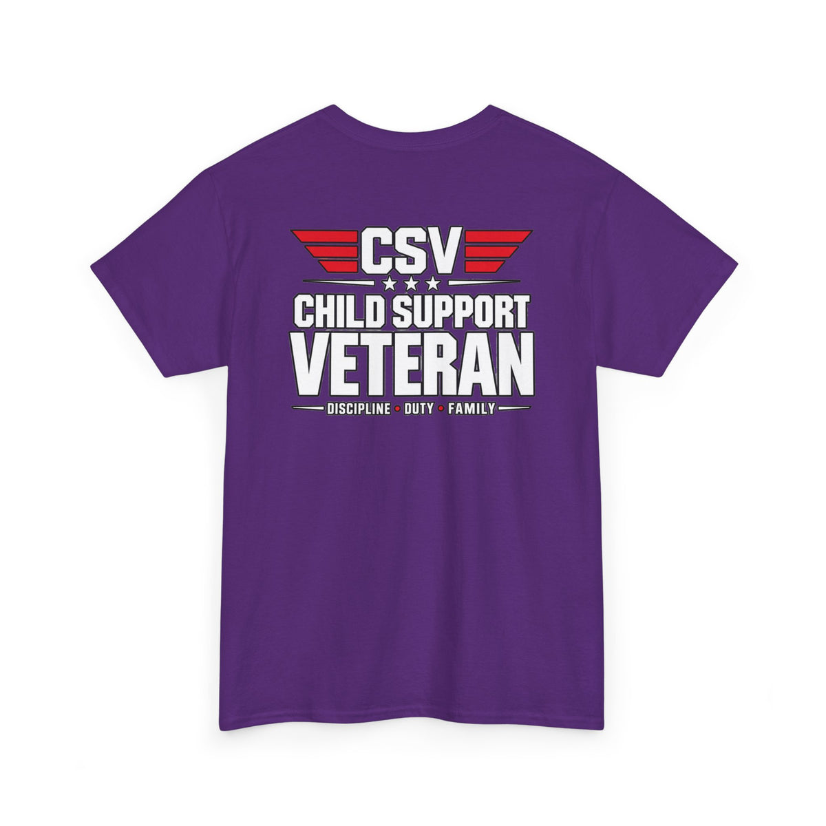 PRESENT MATTERS Child Support Veteran T‑Shirt