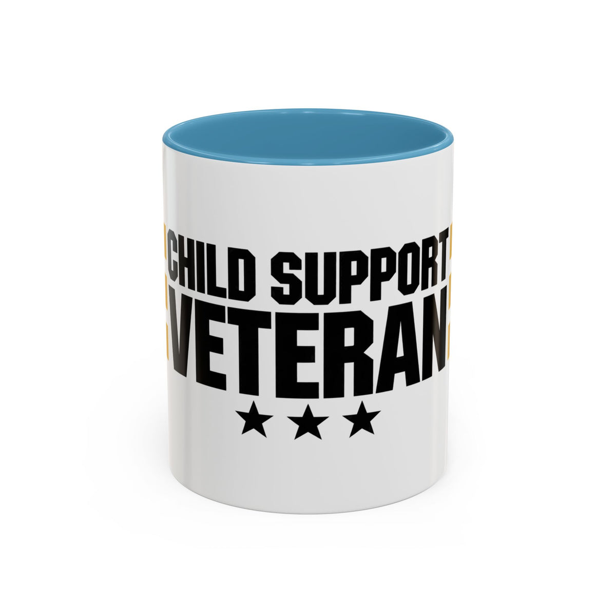 Veteran Support Coffee Mug – “Child Support Veteran” Accent Ceramic Mug