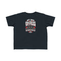 Toddler Tee - "My Dad Child Support Veteran" Patriotic Military Kids Shirt