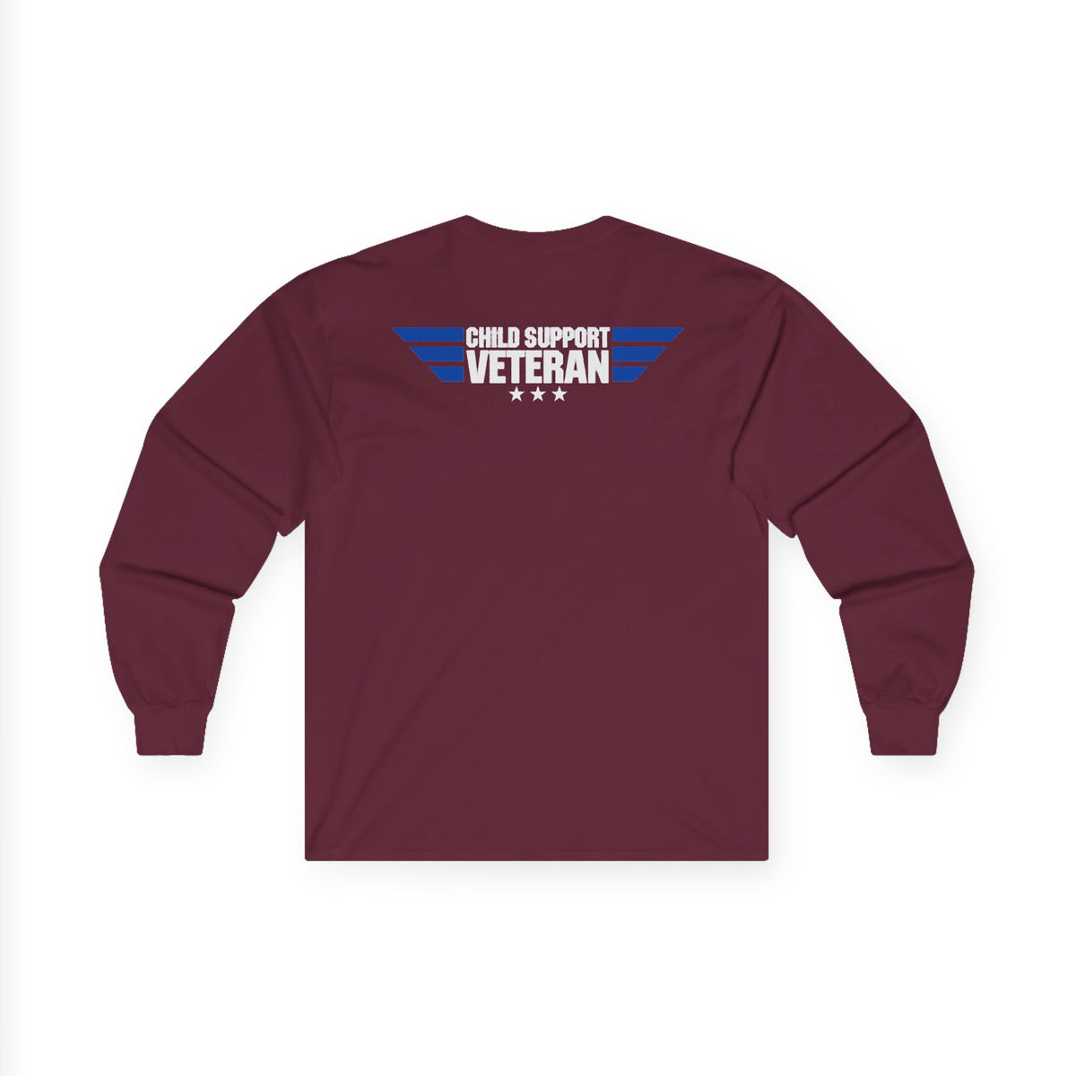 Long Sleeve Tee — Vintage Eagle Graphic “CSV” Patriotic Military Vibe
