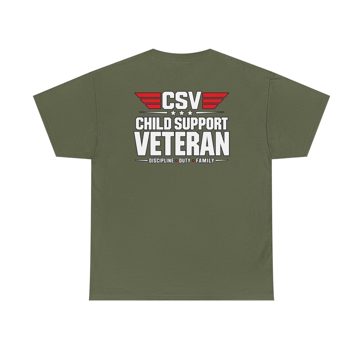 PRESENT MATTERS Child Support Veteran T‑Shirt