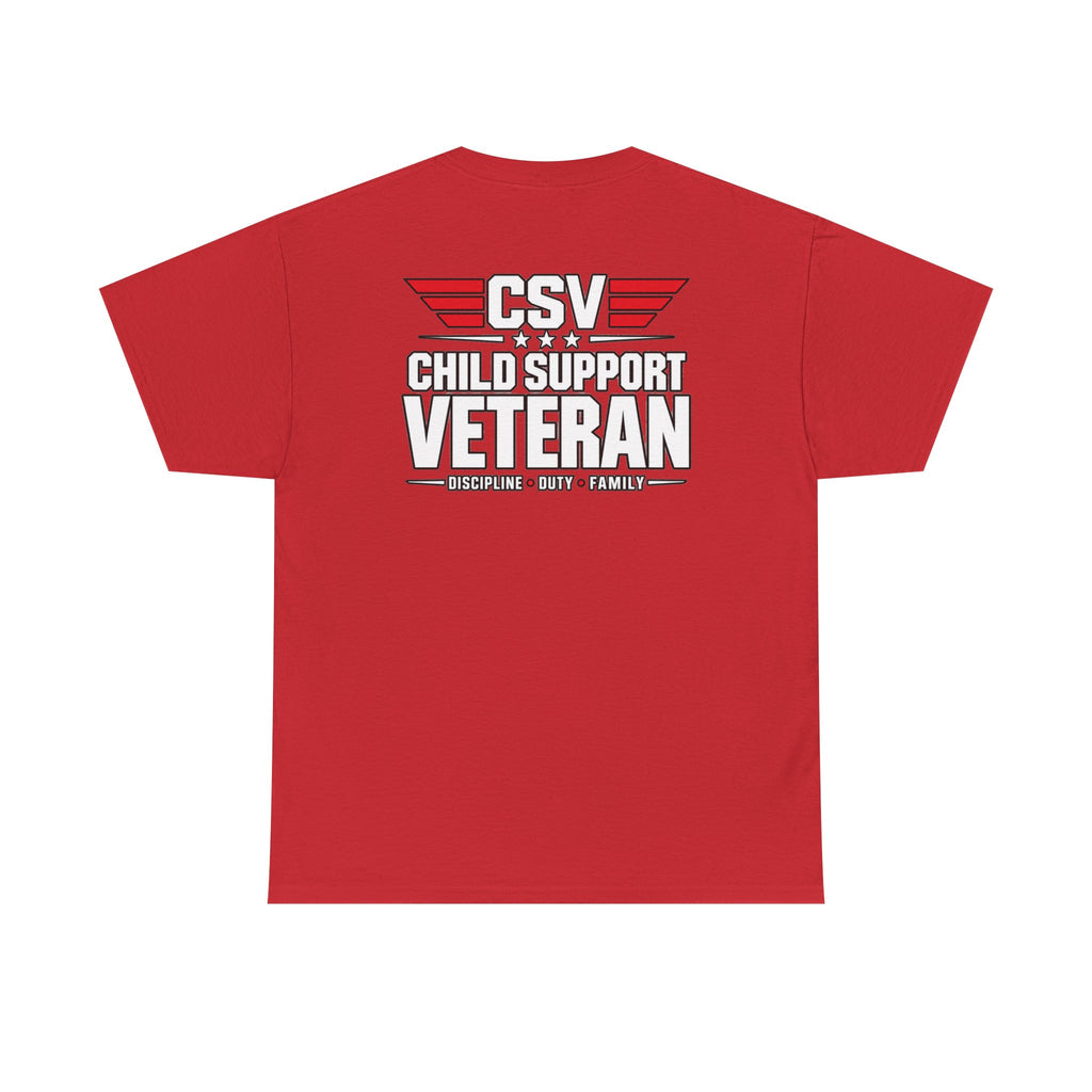 Still Standing Child Support Veteran T‑Shirt