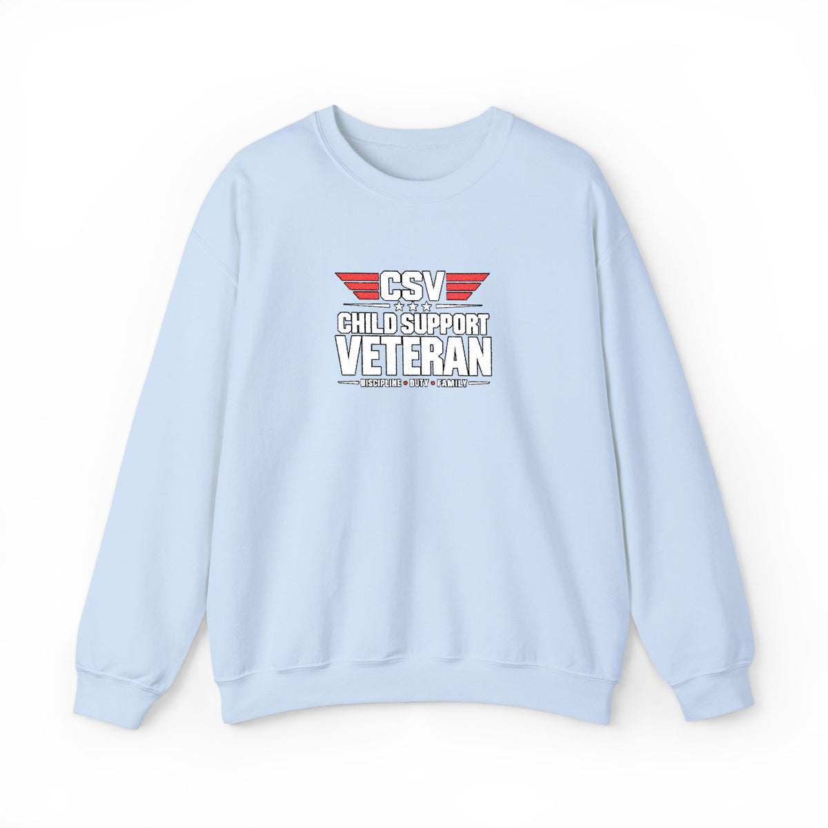Veteran Dad Sweatshirt — Distressed USA Proud Veteran Crewneck