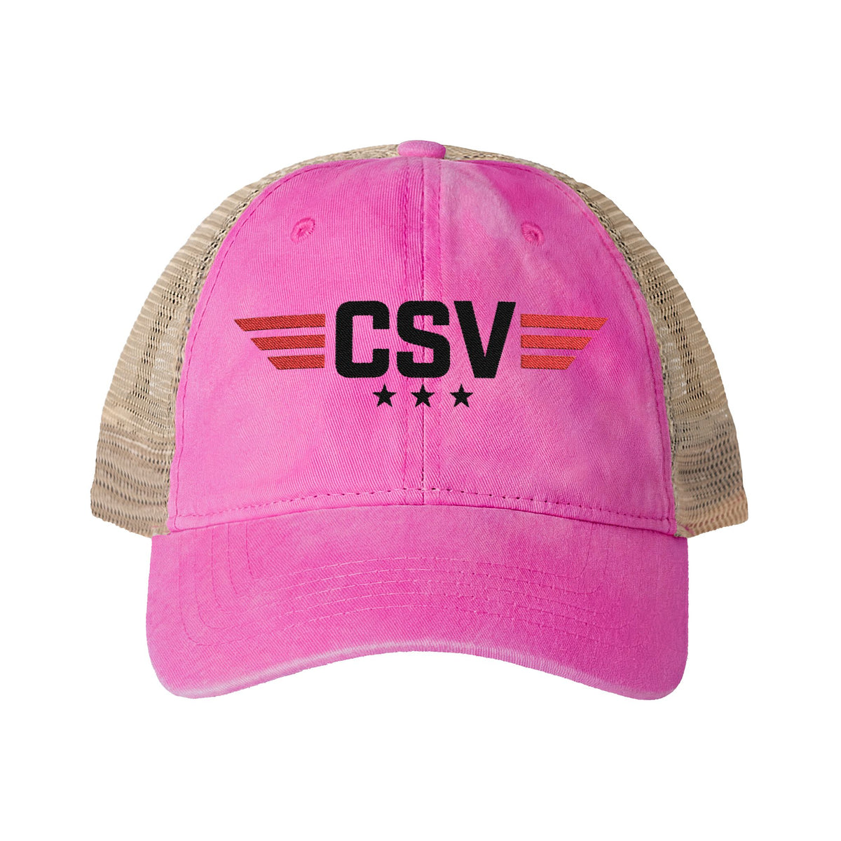Women's Washed Mesh-Back Cap