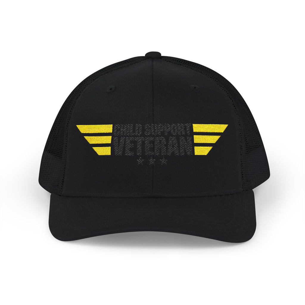 CSV Embroidered Trucker Cap — Retro Winged Logo Snapback