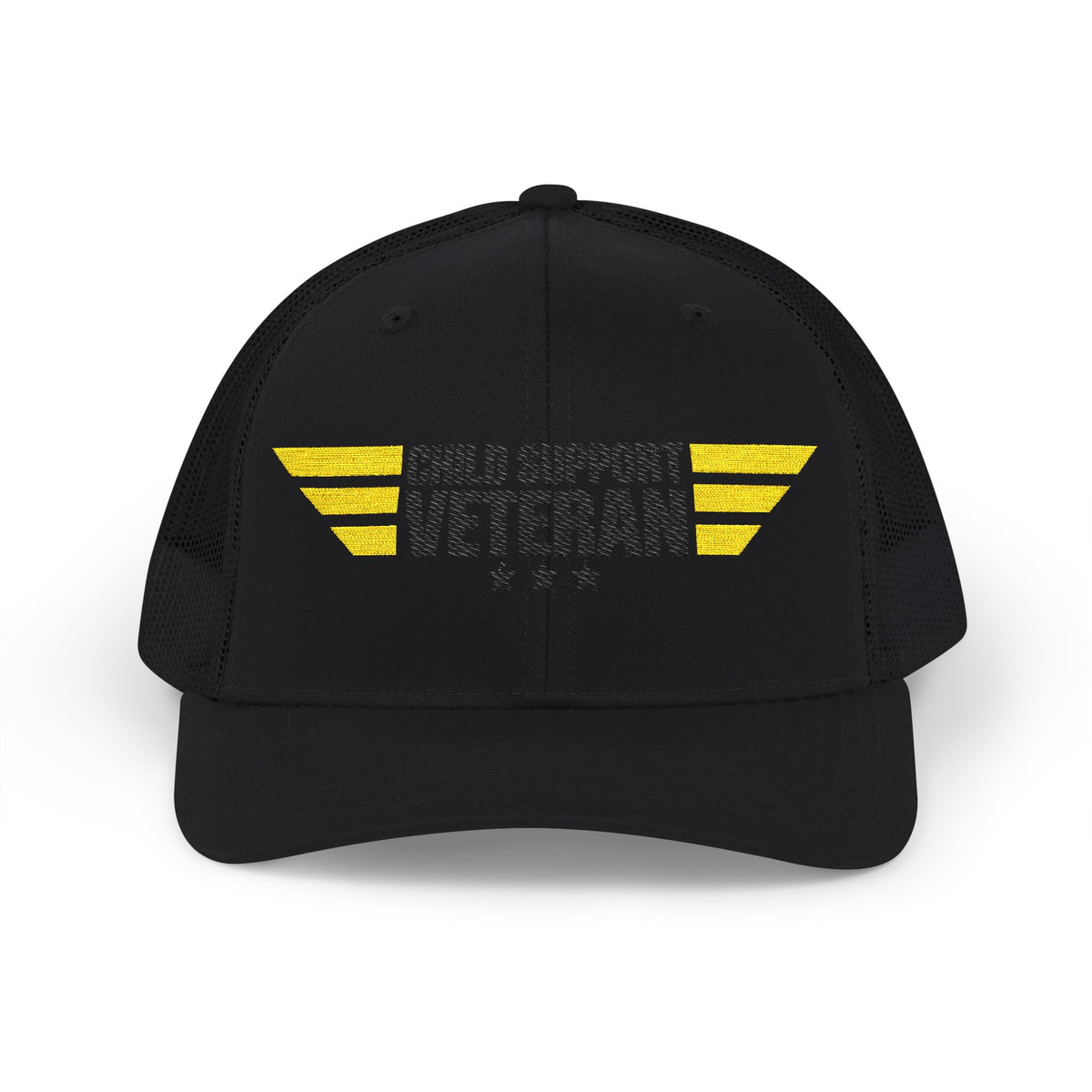 CSV Embroidered Trucker Cap — Retro Winged Logo Snapback