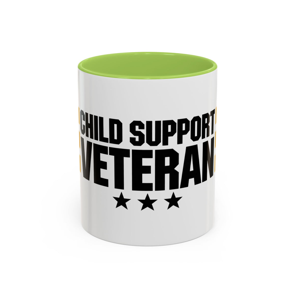 Veteran Support Coffee Mug – “Child Support Veteran” Accent Ceramic Mug