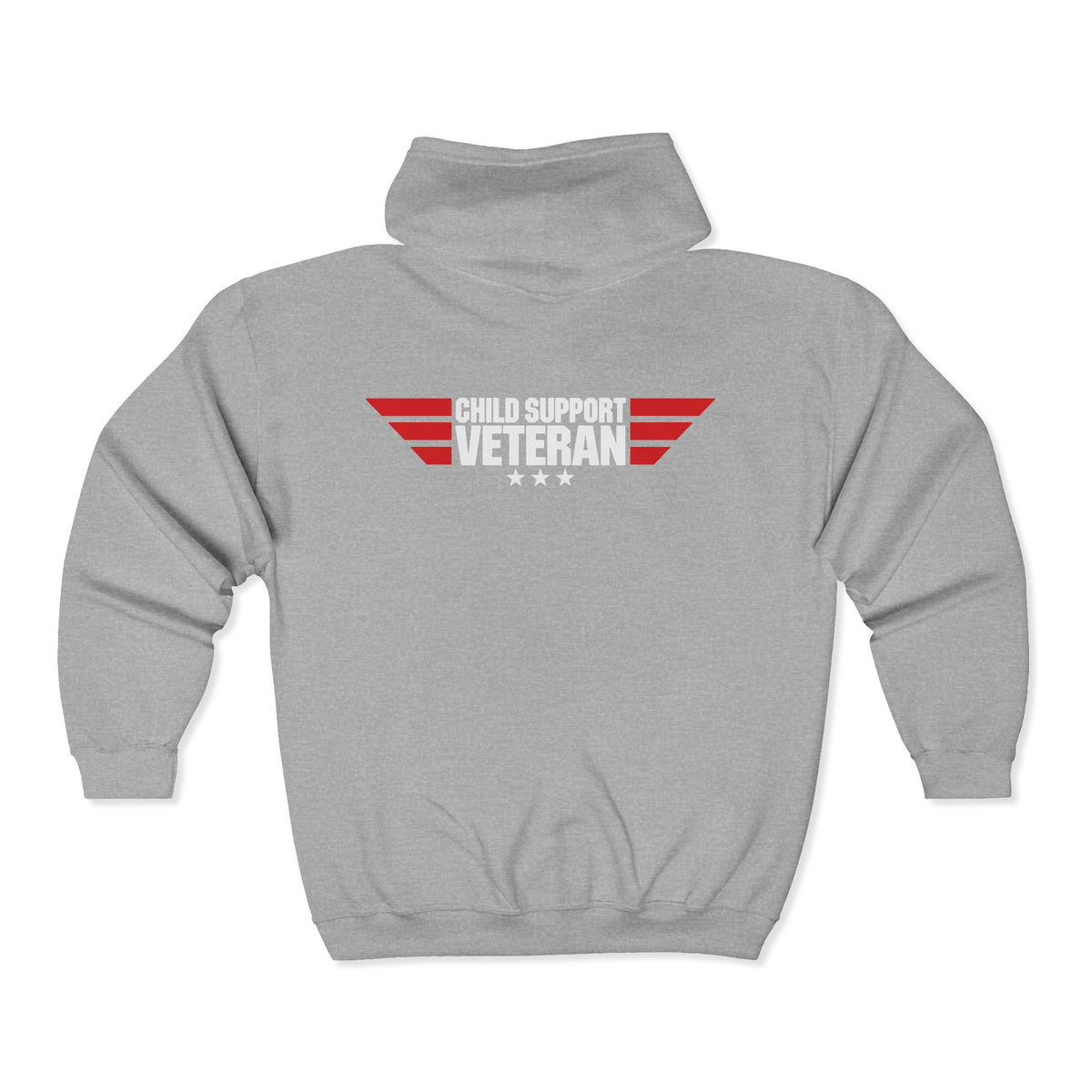 CSAF Support Veteran Zip Hoodie – "Civil Support Veteran (CSV)" Military Tribute