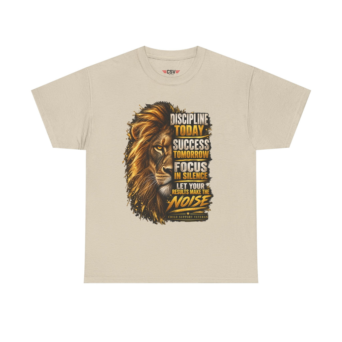 quiet strength, steady presence T-Shirt – Child Support Veteran Tribute Tee