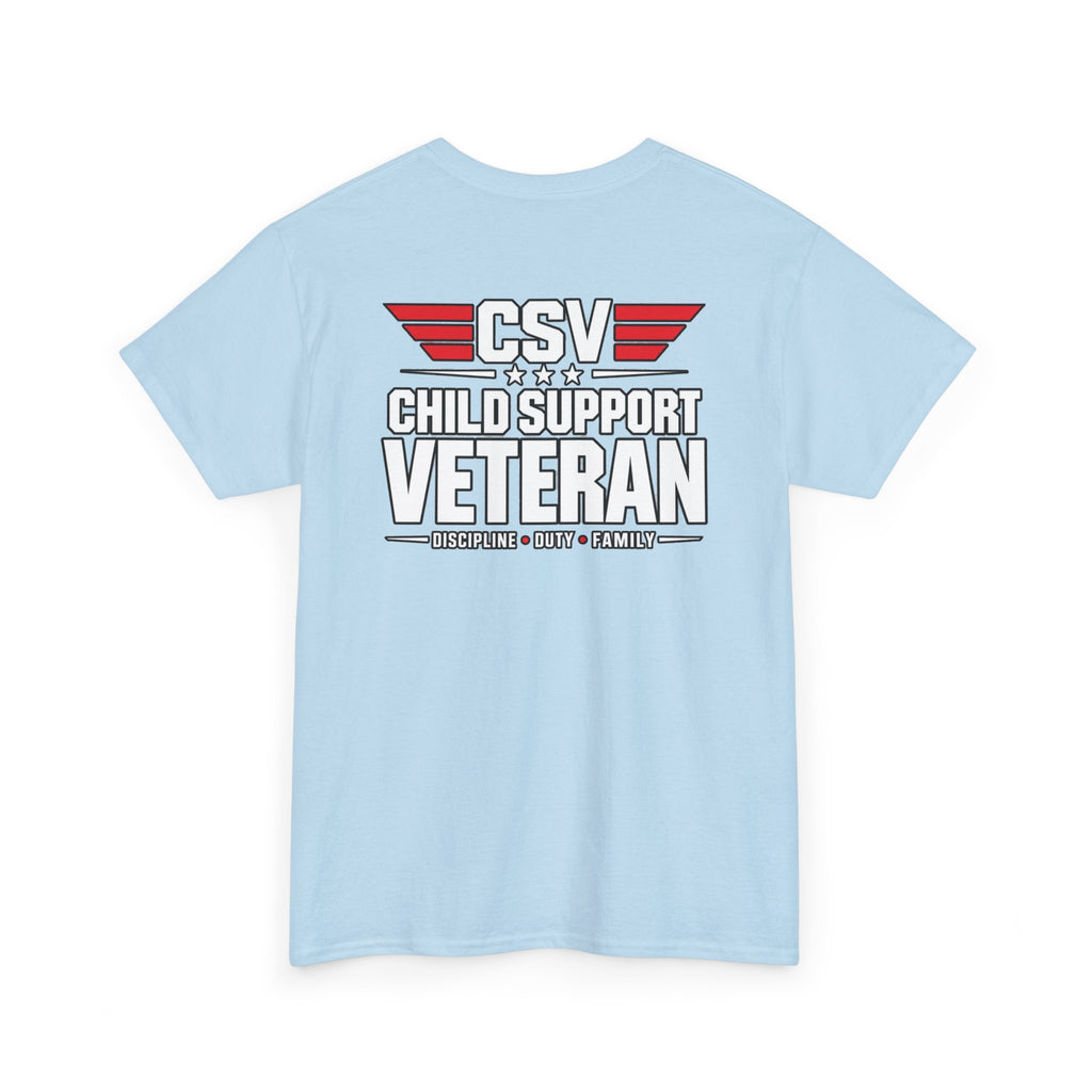 Still Standing Child Support Veteran T‑Shirt
