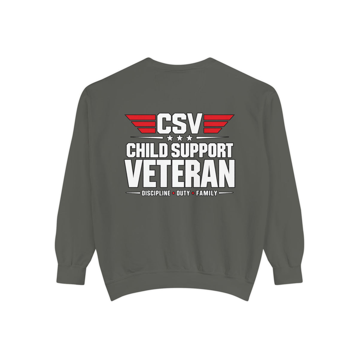 Child Support Veteran Sweatshirt – “My Dad Is A Child Support Veteran” Patriotic Crewneck