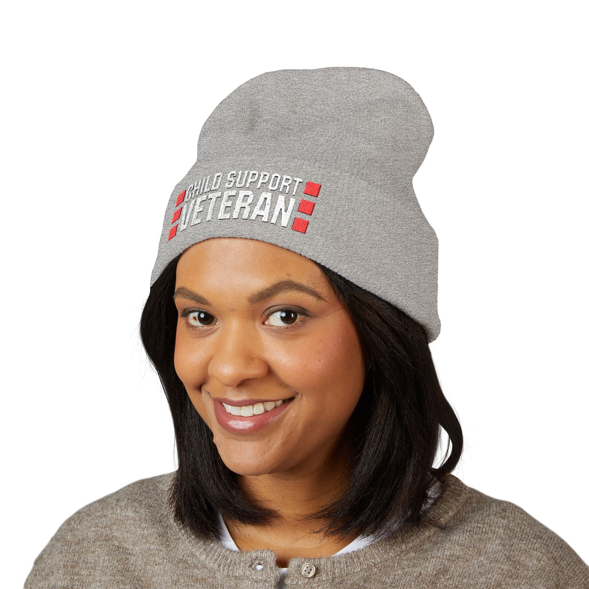 CSV Embroidered Beanie – Classic Cuffed Winter Hat