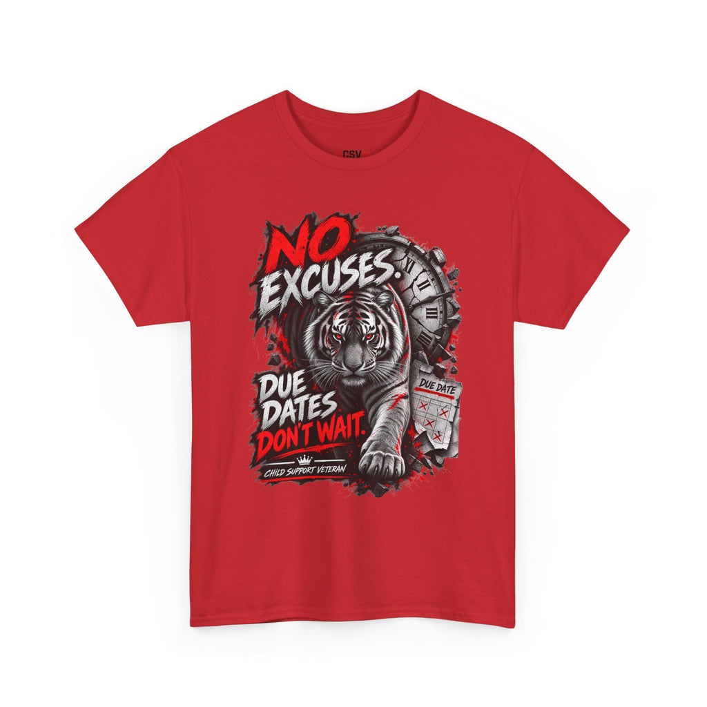 NO EXCUSES Unisex Heavy Cotton Tee