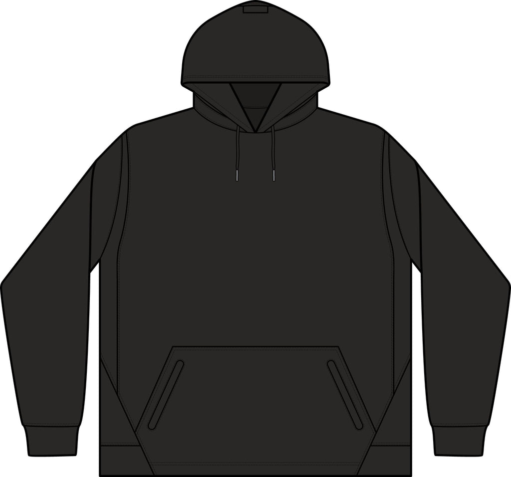 Child Support Veteran Hoodie - CSV Emblem Tech Fleece Colorblock Hooded Sweatshirt
