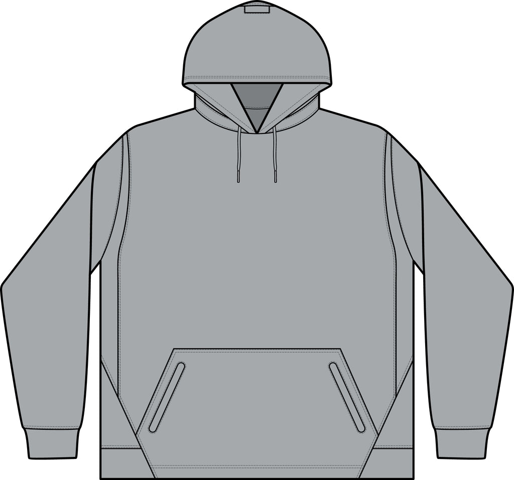Child Support Veteran Hoodie - CSV Emblem Tech Fleece Colorblock Hooded Sweatshirt