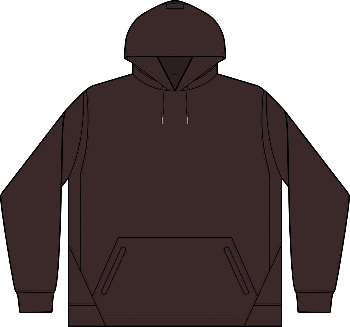 Child Support Veteran Hoodie - CSV Emblem Tech Fleece Colorblock Hooded Sweatshirt
