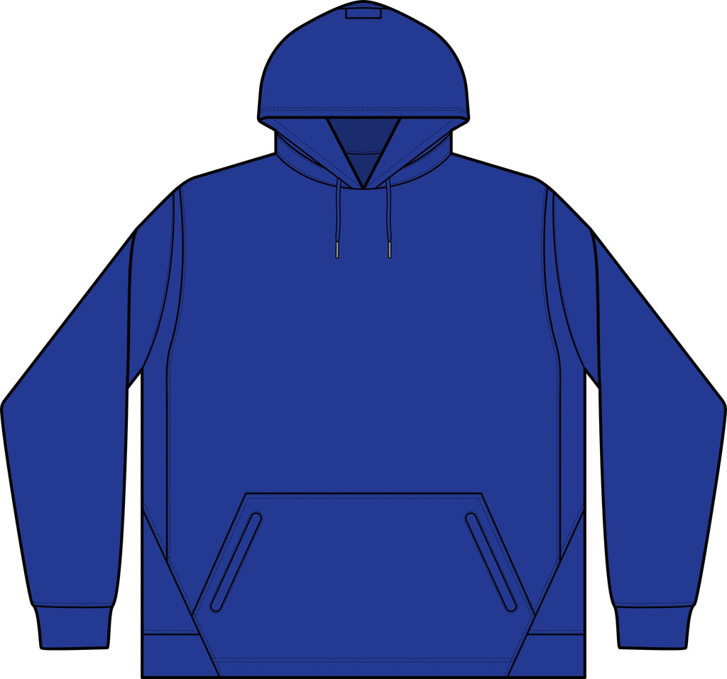Child Support Veteran Hoodie - CSV Emblem Tech Fleece Colorblock Hooded Sweatshirt
