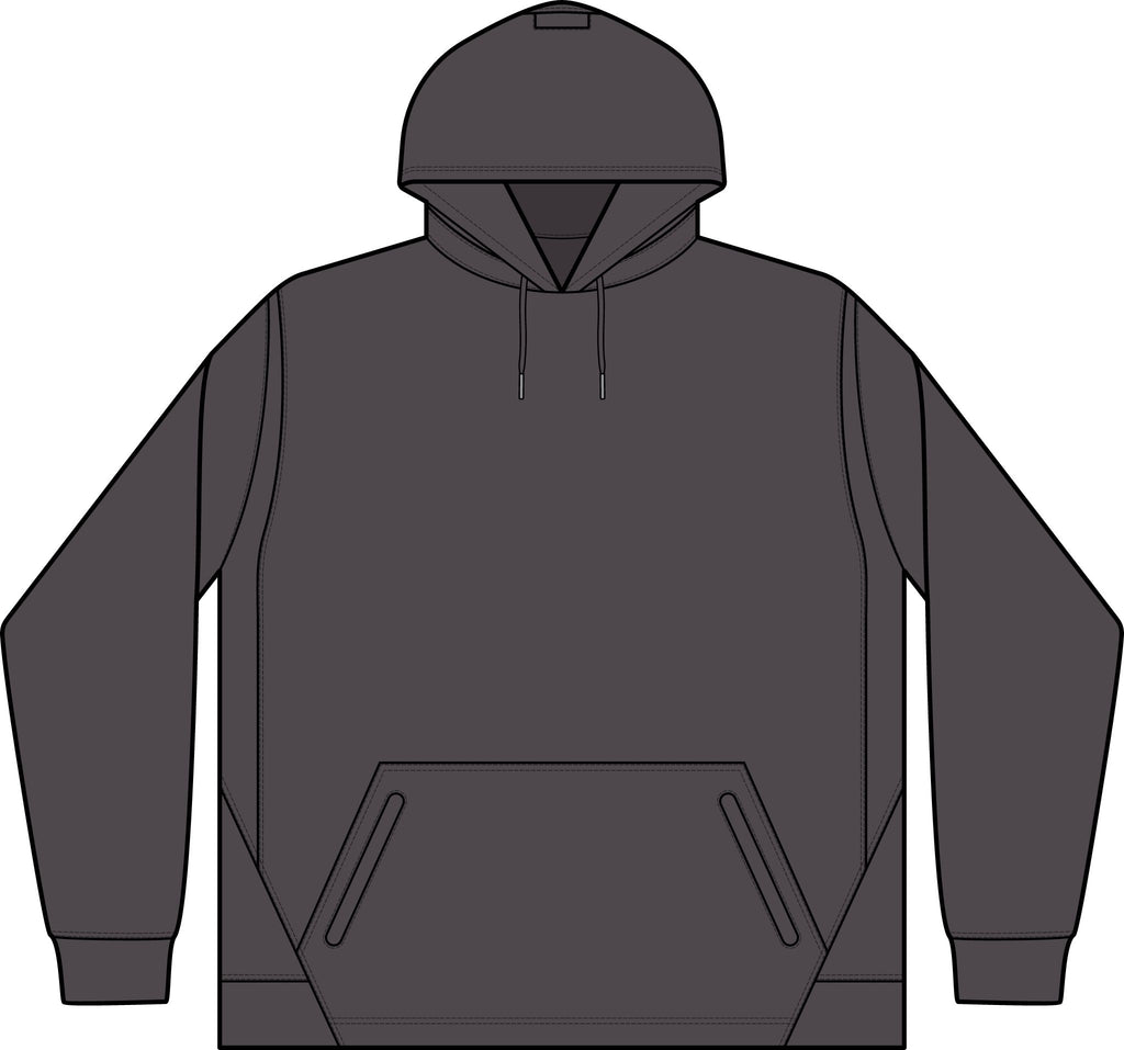 Child Support Veteran Hoodie - CSV Emblem Tech Fleece Colorblock Hooded Sweatshirt