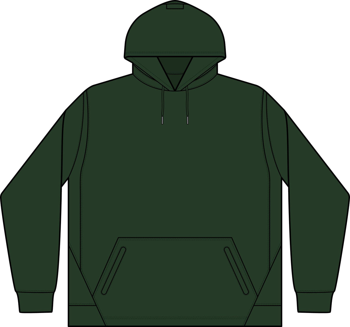 Child Support Veteran Hoodie - CSV Emblem Tech Fleece Colorblock Hooded Sweatshirt