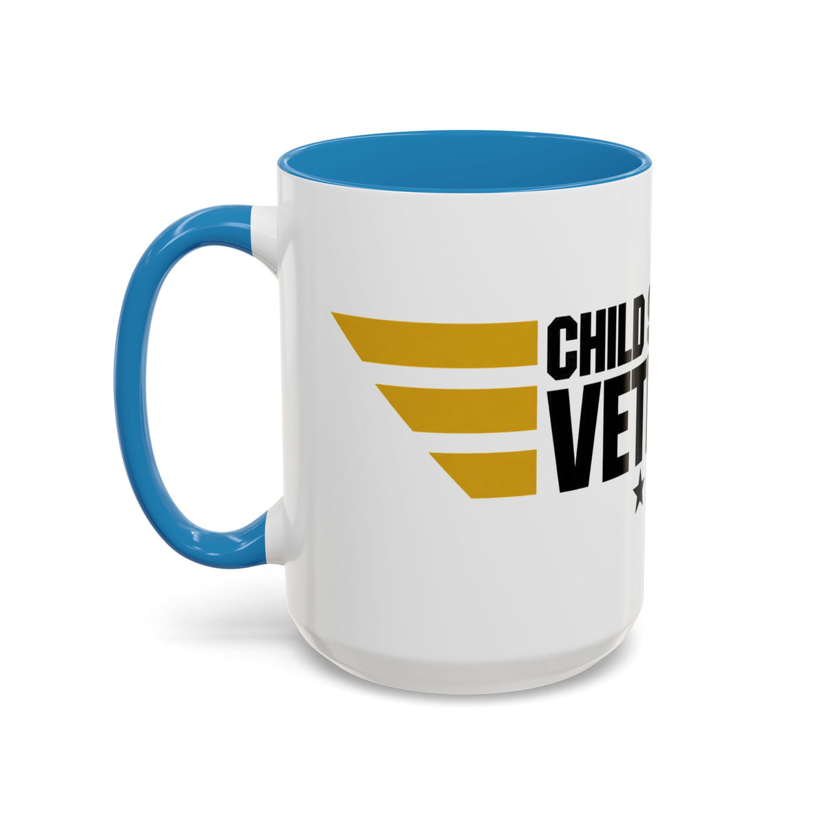 Veteran Support Coffee Mug – “Child Support Veteran” Accent Ceramic Mug