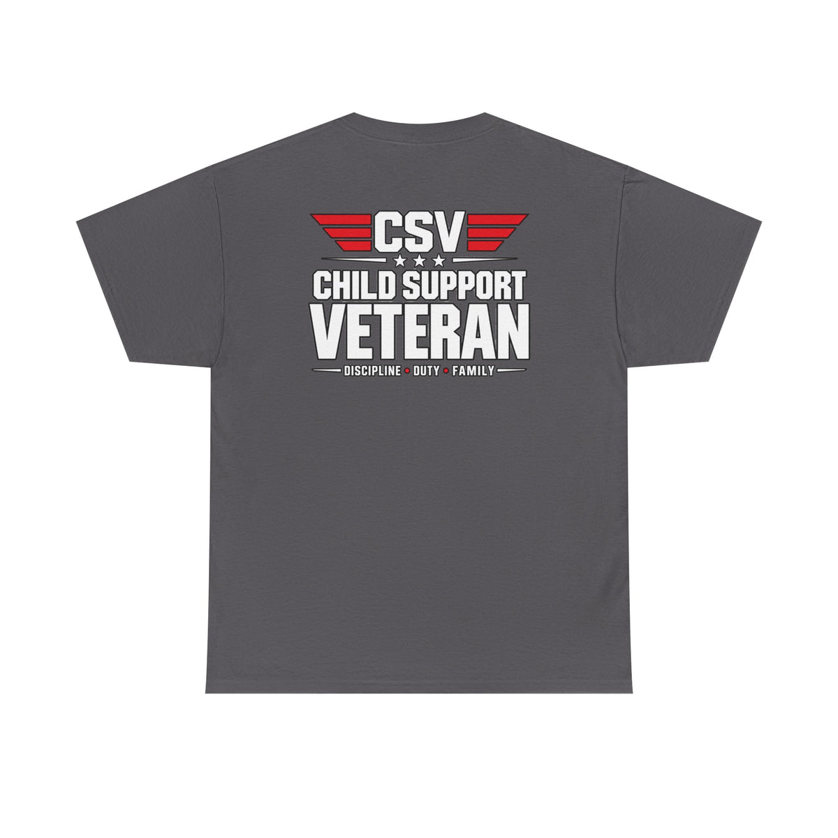 PRESENT MATTERS Child Support Veteran T‑Shirt