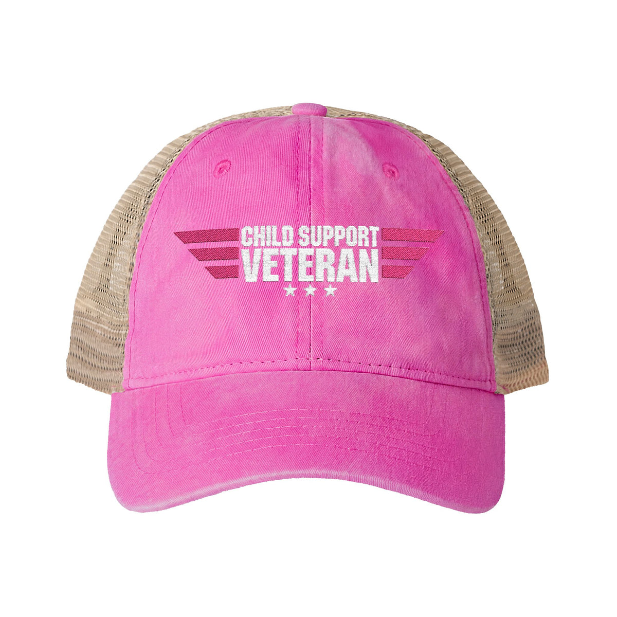 Women's Washed Mesh-Back Cap