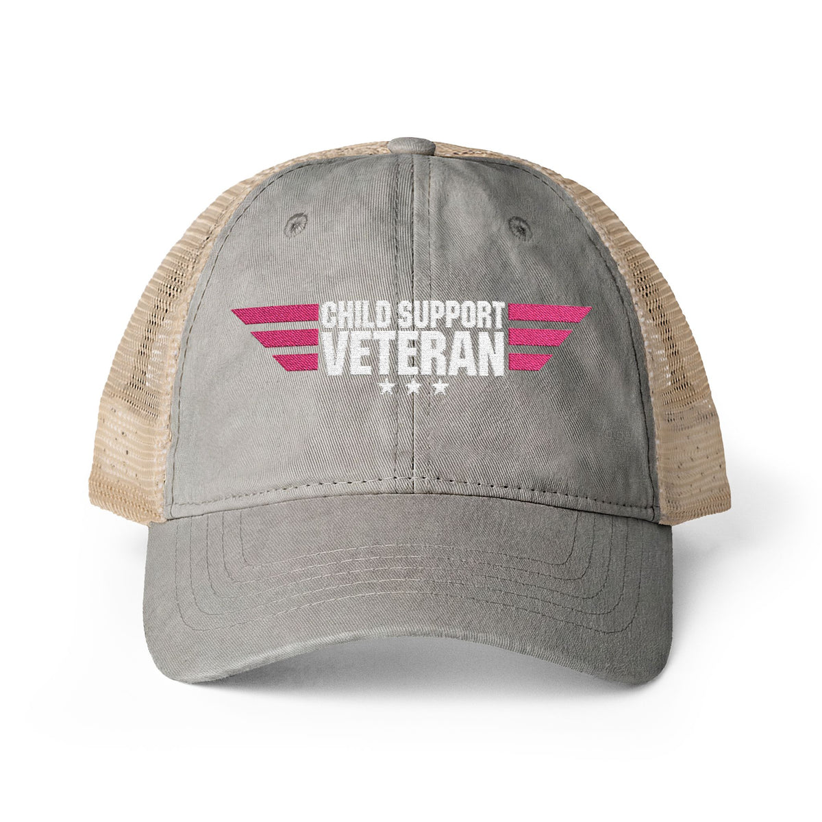 Women's Washed Mesh-Back Cap