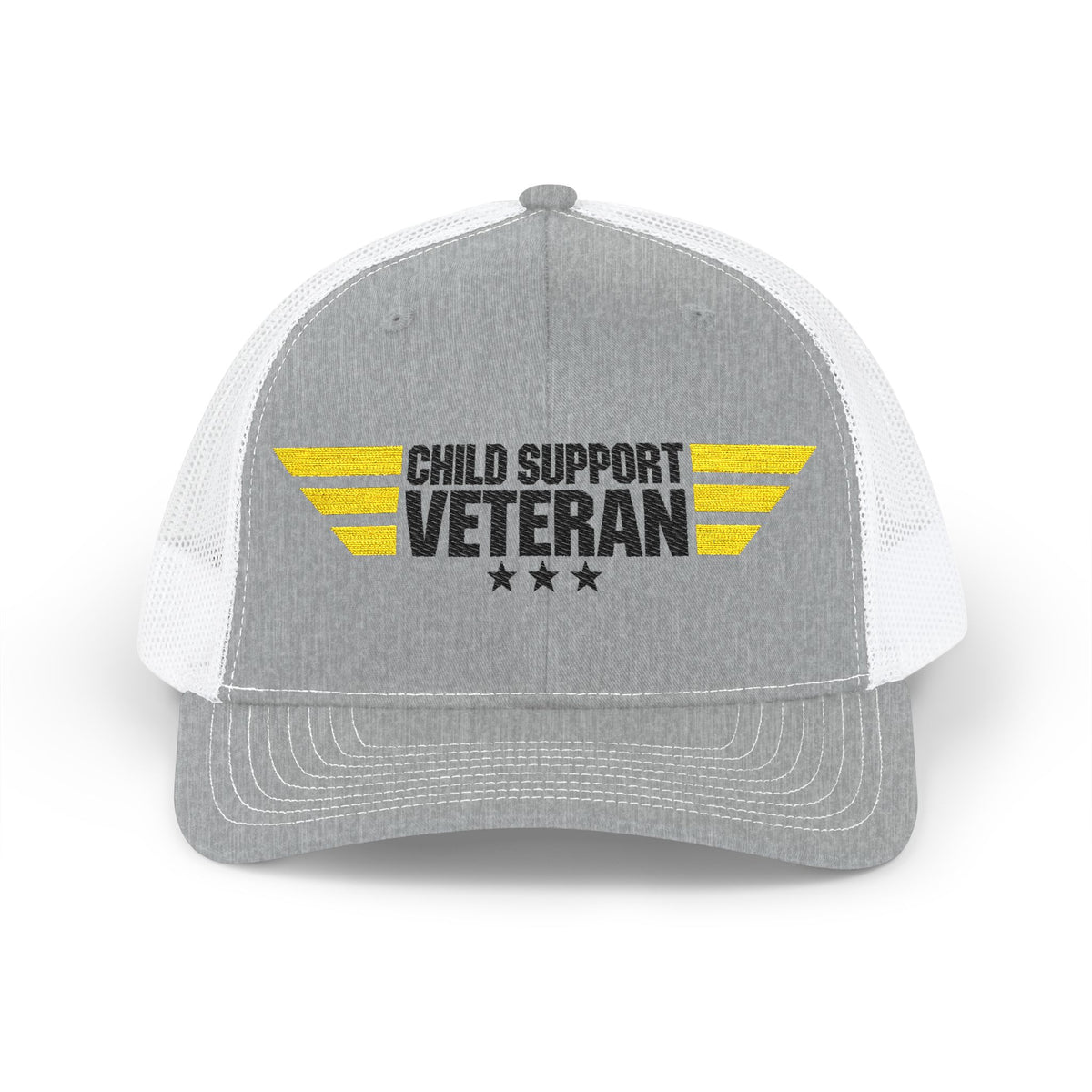 CSV Embroidered Trucker Cap — Retro Winged Logo Snapback