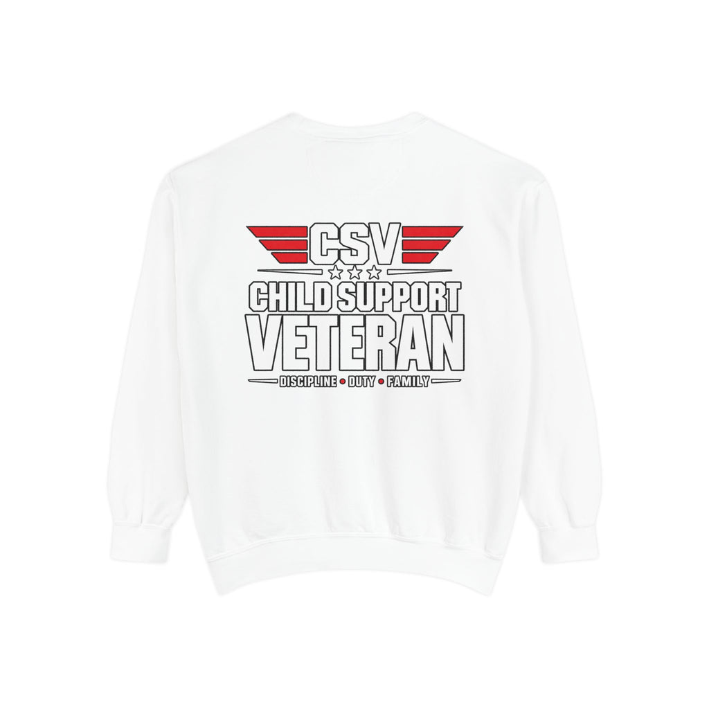 Child Support Veteran Sweatshirt – “My Dad Is A Child Support Veteran” Patriotic Crewneck
