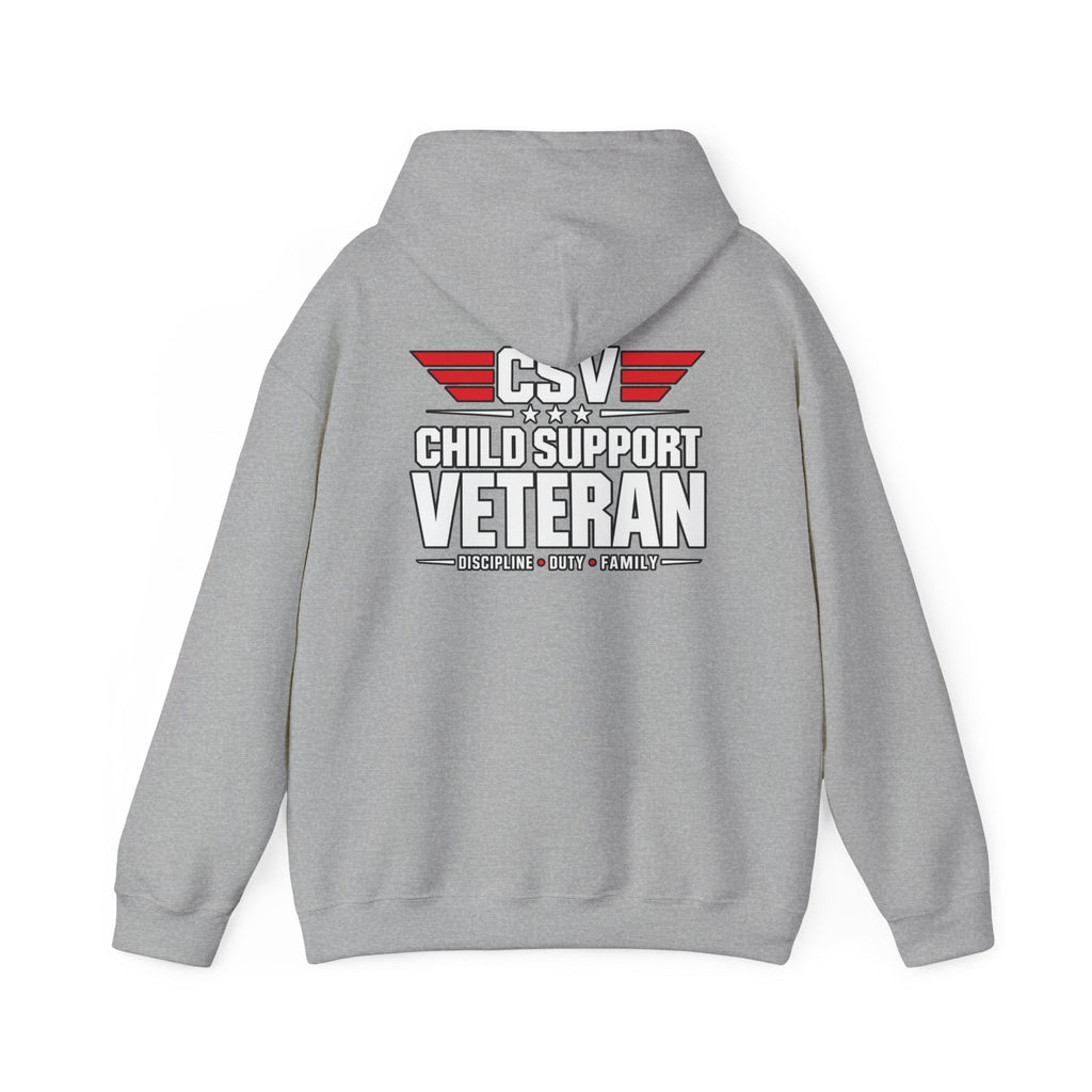 Child Support Veteran Hoodie — Patriotic Military-Inspired Sweatshirt